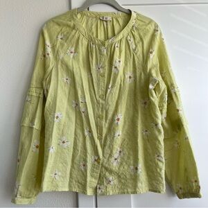 Floral Button-Up Blouse